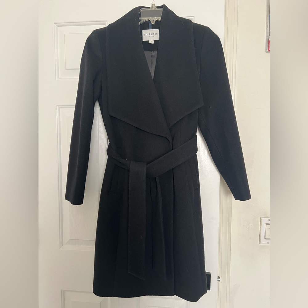 Cole Haan Women’s Wool Wrap Coat